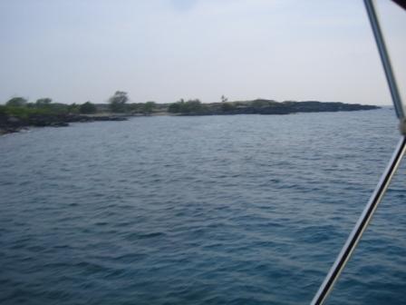 Leaving Kona harbor